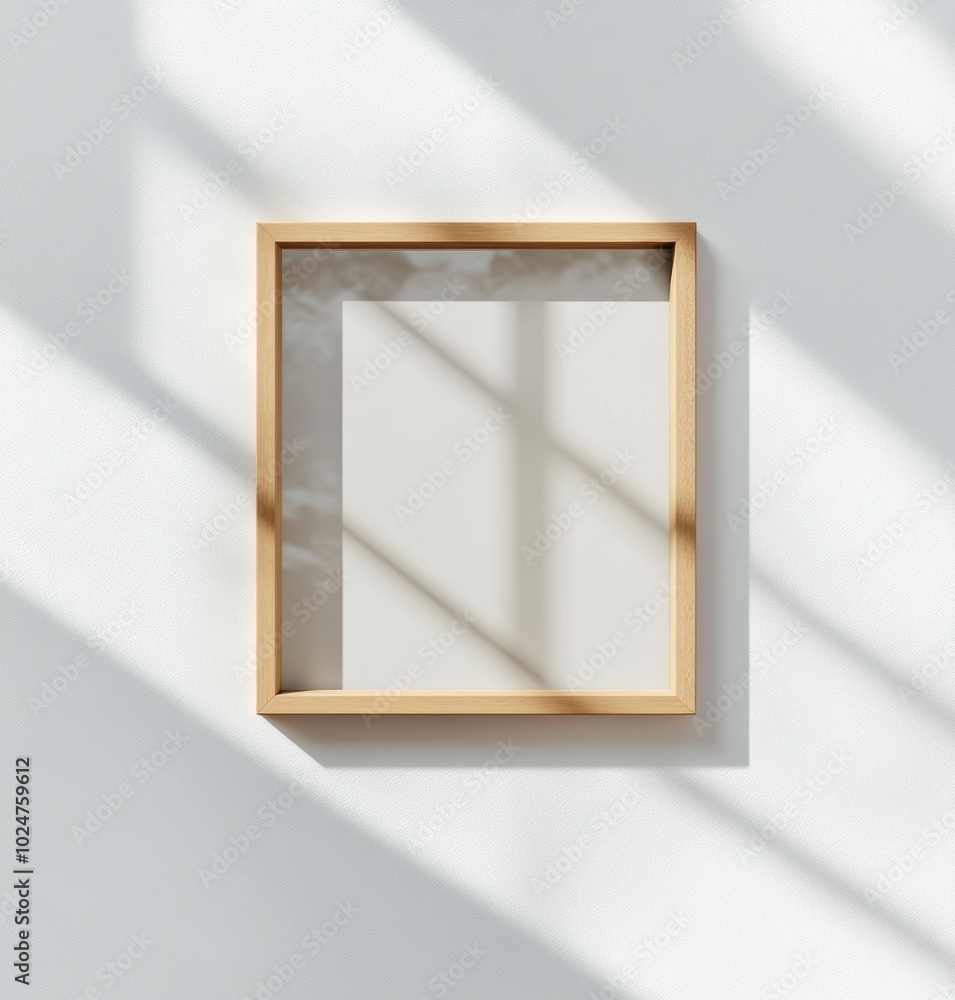 Wooden Frame Mockup. Wooden Frame Mockup.