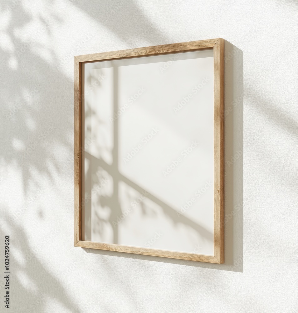Wooden Frame Mockup. Wooden Frame Mockup.