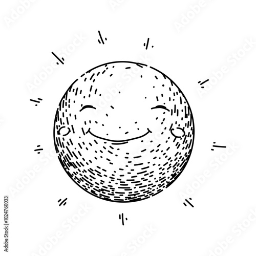 sunrise sun hand drawn. sunset sunshine, rays energy, star heliosphere sunrise sun vector sketch. isolated black illustration