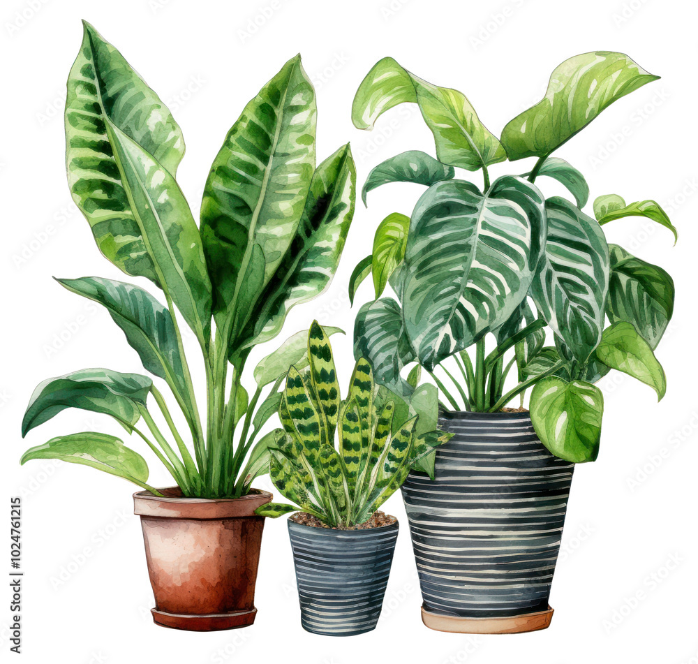 Obraz premium PNG Plant houseplant leaf freshness.