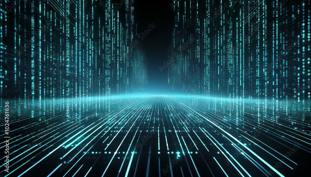 digital data code matrix background digital data code matrix background