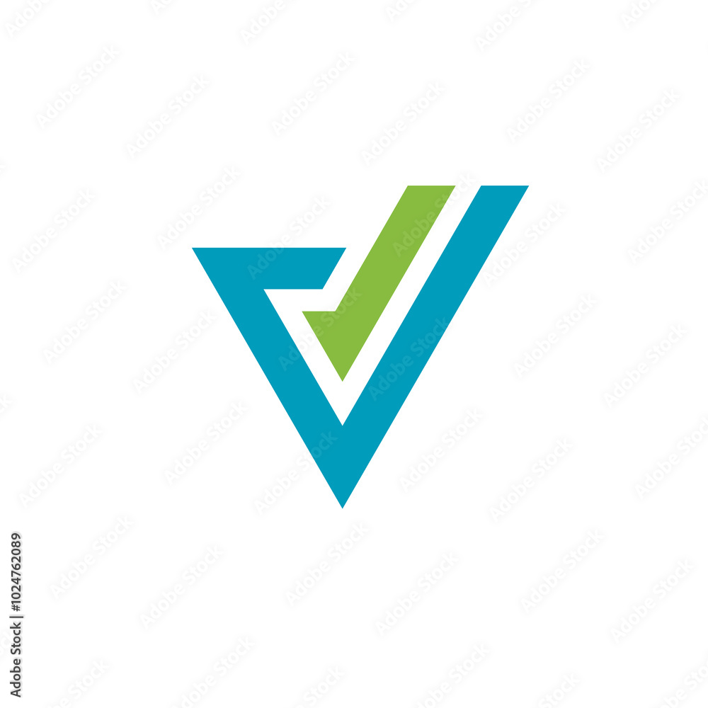 Verify Letter V Logo design vector template Verify Letter V Logo design vector template