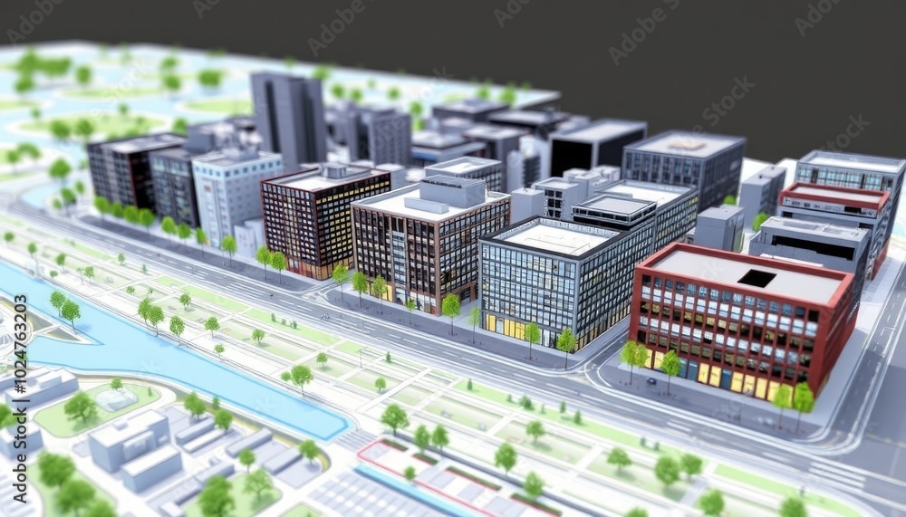 Digital twin technology for urban planning with interactive models and real-time data visualization, offering a futuristic approach to managing cities and infrastructure. AI-generated Digital twin technology for urban planning with interactive models and real-time data visualization, offering a futuristic approach to managing cities and infrastructure. AI-generated