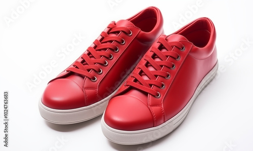 Wallpaper Mural Red Shoes isolated on a white background Torontodigital.ca