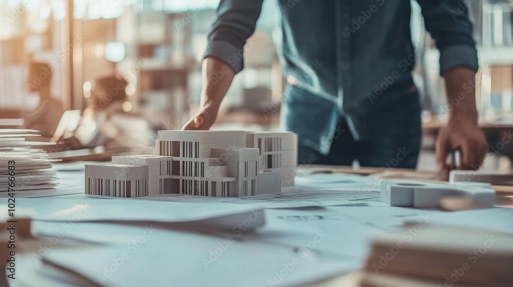 Architectural Model Planning and Design in Modern Office Architectural Model Planning and Design in Modern Office