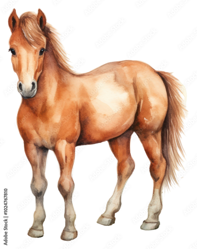 Fototapeta premium PNG Horse cartoon mammal animal.