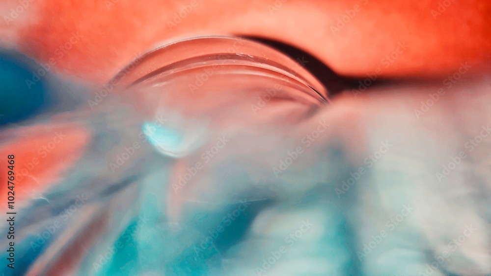 Fototapeta premium abstract background, The turquoise background color effect is warm, sweet, cute, and the speed of the sparkling white light is the perfect addition.