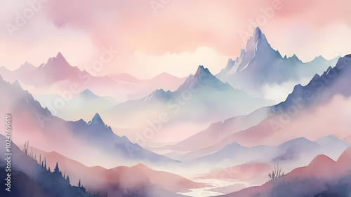 watercolor soft color texture background