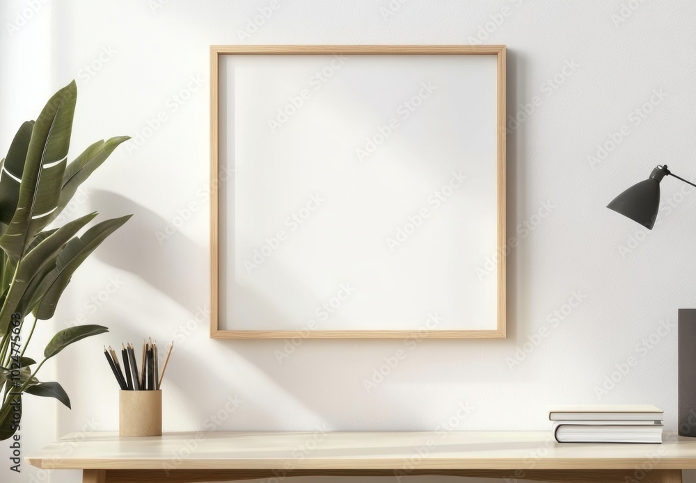 Minimalist Desk Mockup. Minimalist Desk Mockup.