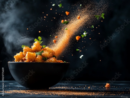 Crispy paneer pakoras with golden, batterfried cottage cheese cubes served with chutney