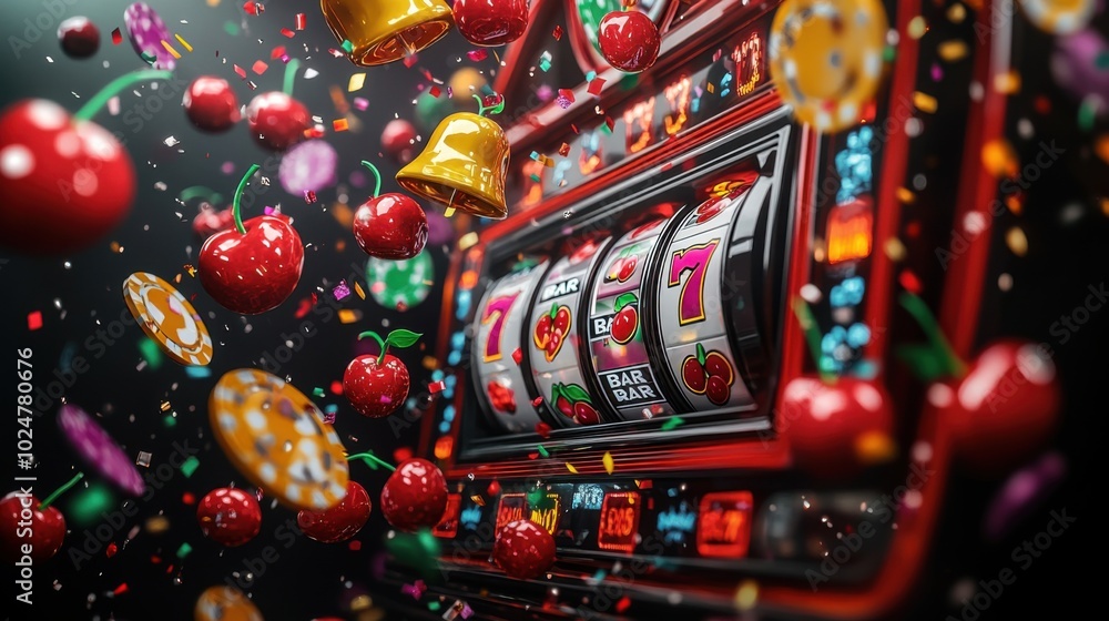 Photo & Art Print Many different types of casino games being played, Roman