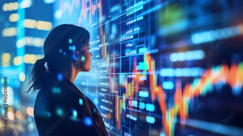 Forex market predictions represented through AI-driven analysis of currency price trends, showcasing advanced technology and real-time data insights in global currency trading Forex market predictions represented through AI-driven analysis of currency price trends, showcasing advanced technology and real-time data insights in global currency trading