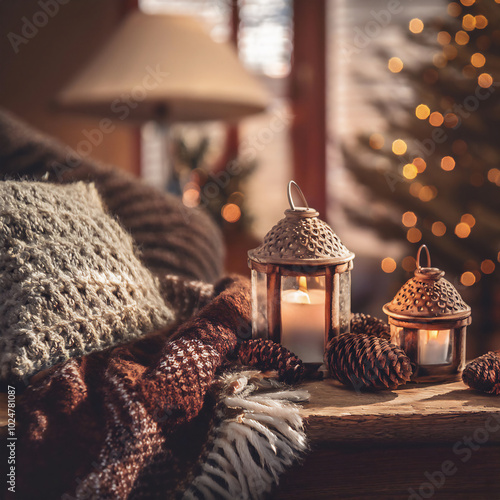 Cozy Christmas interior