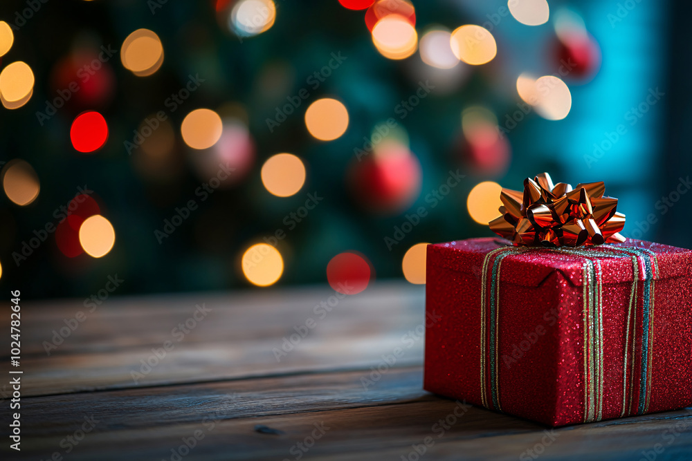 Merry christmas and new year holidays background. Blurred bokeh background with light bulbs and Christmas tree branches. Banner. Merry christmas and new year holidays background. Blurred bokeh background with light bulbs and Christmas tree branches. Banner.