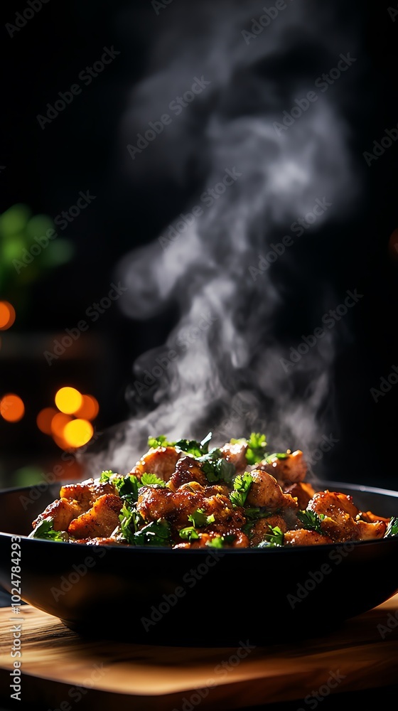 Tender malai chicken tikka with a pale, creamy marinade and a smoky flavor from the tandoor Tender malai chicken tikka with a pale, creamy marinade and a smoky flavor from the tandoor