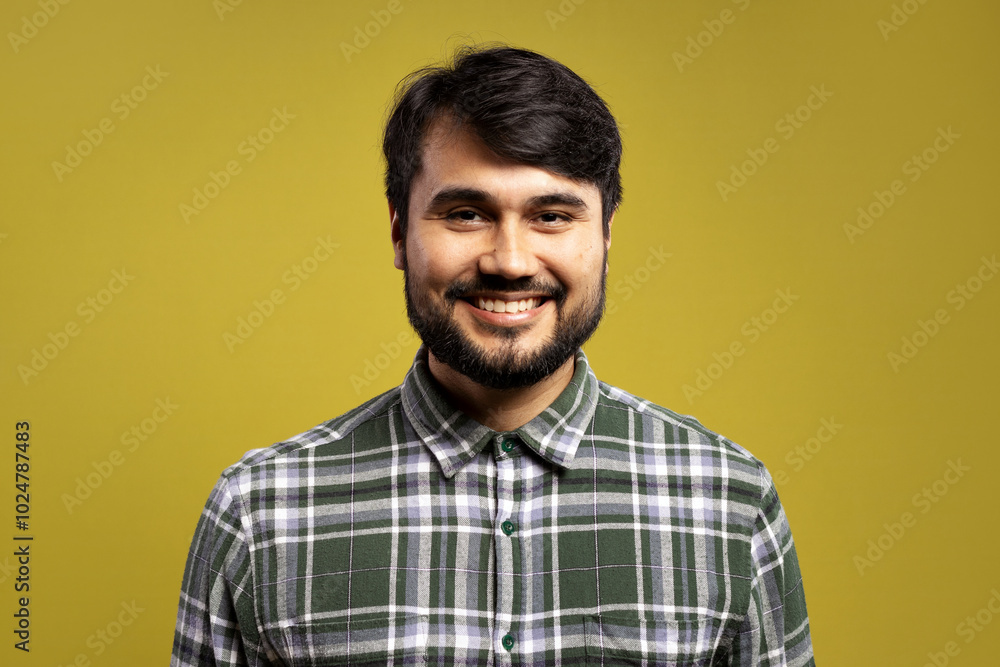 front man smiling front man smiling