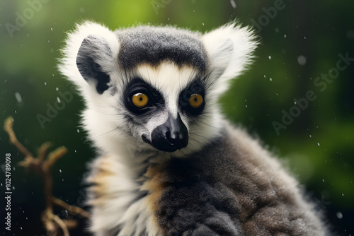 photo of a lemur made with leica, photo of a lemur photo