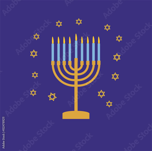 israel menorah , happy hanukah, tradition, candle