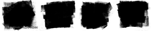 Grunge Roller Brush Stroke Paint Texture Background Square