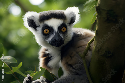 photo of a lemur made with leica, photo of a lemur photo