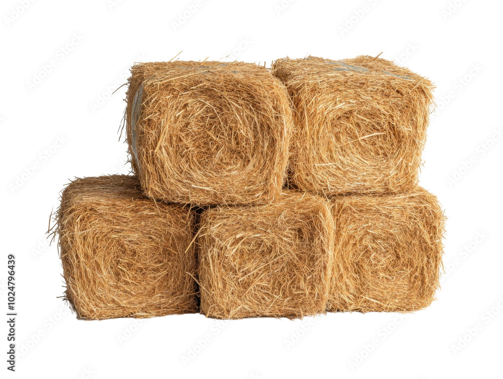 Stacked hay bales for agriculture and rural design concepts Stacked hay bales for agriculture and rural design concepts