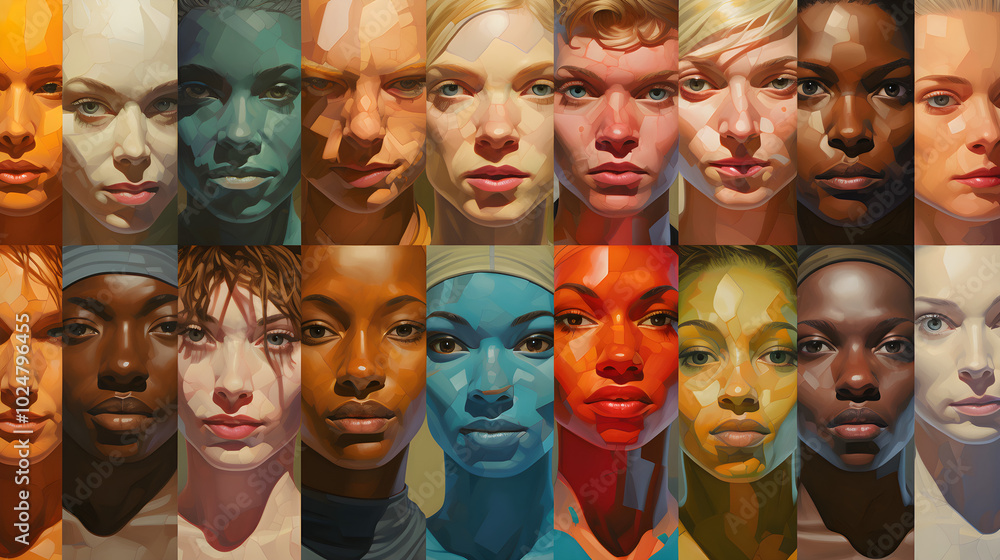 Obraz premium Diversity social inclusion and teamwork