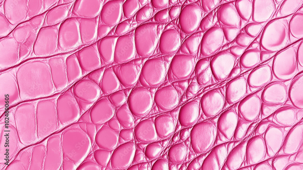 crocodile leather print seamless patchwork pattern in pop pink paint. fashion trendy background for fabric design wallpaper