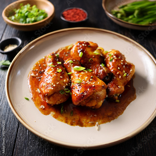 Chicken Glazed with Lemongrass and Pepper