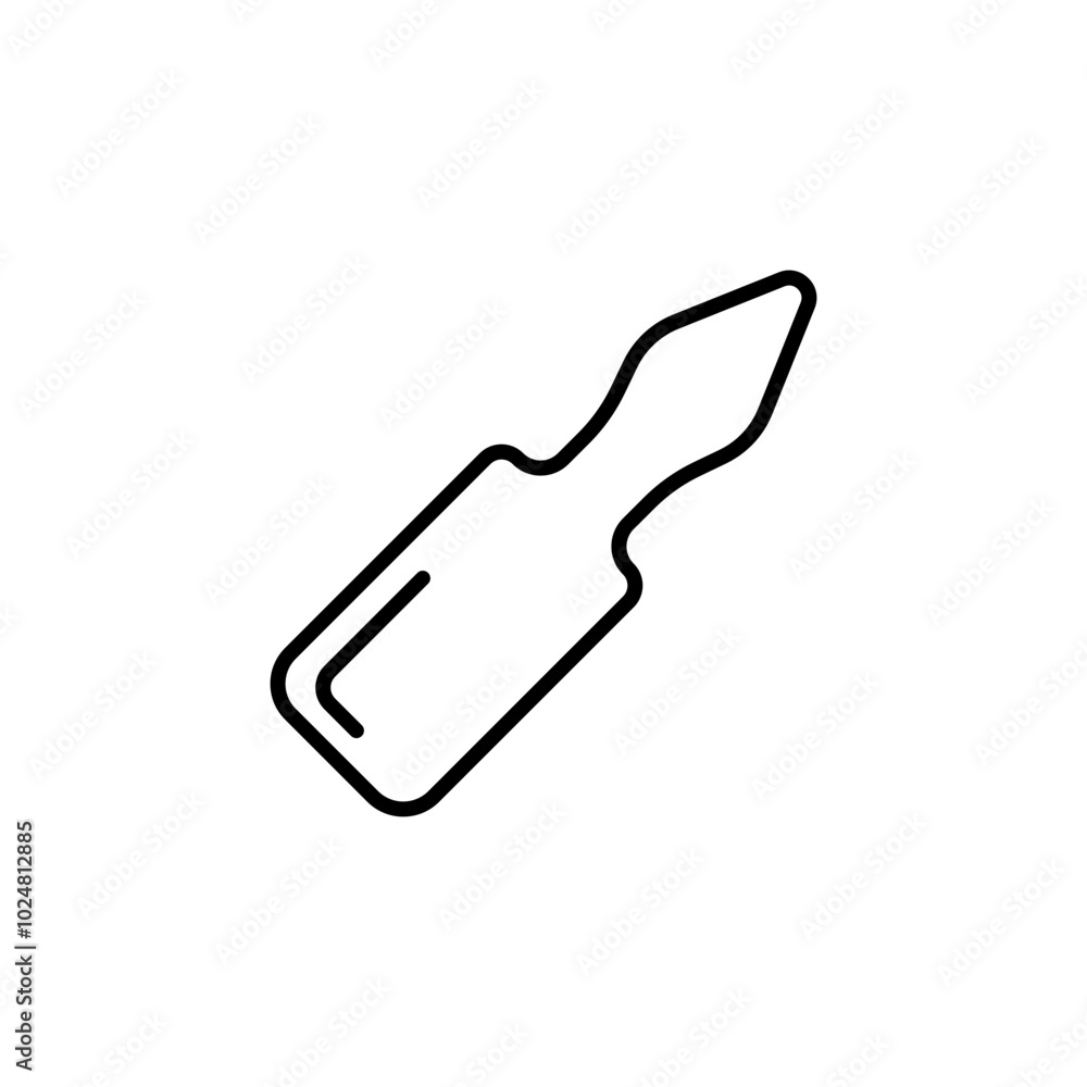 Medical ampoule line icon linear style sign for mobile concept and web design vial ampoule. Medical ampoule line icon linear style sign for mobile concept and web design vial ampoule.