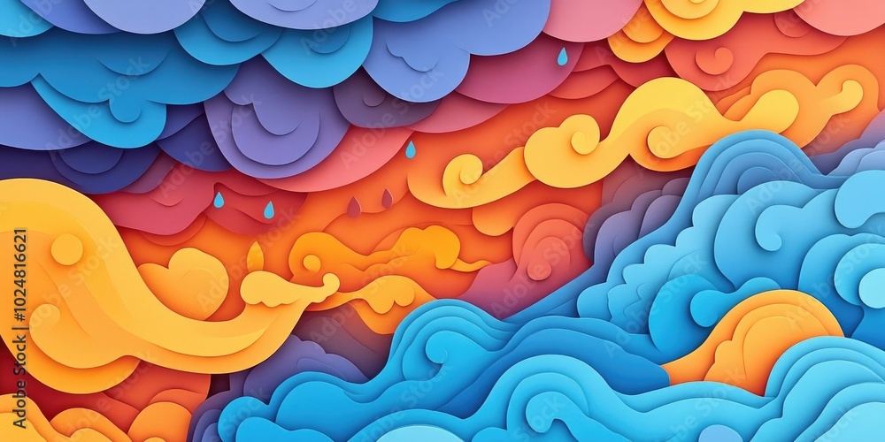 Monsoon cloud formations, Monsoon cloud patterns