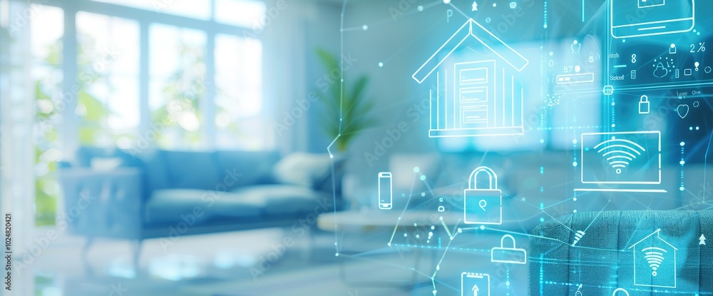 Obraz premium smart home system