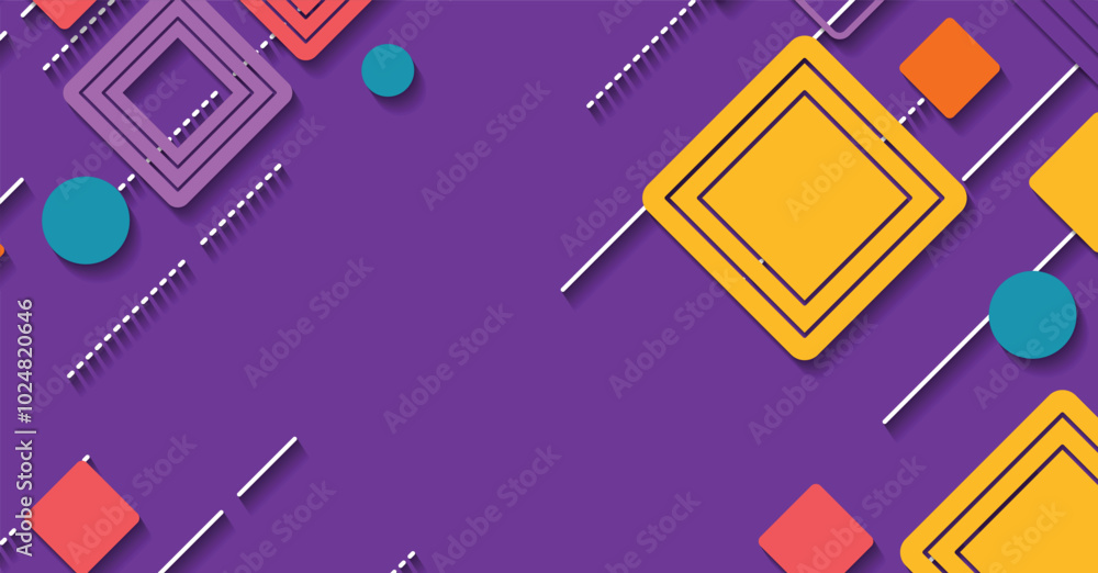 Abstract Geometric Background in Vibrant Colors Abstract Geometric Background in Vibrant Colors
