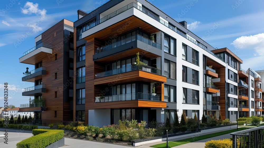 Modern Apartment Building Minimalist stock photo --ar 16:9 --style raw --v 6 Job ID: 9acf8192-4faa-4fa2-b60b-05167e9c481b Modern Apartment Building Minimalist stock photo --ar 16:9 --style raw --v 6 Job ID: 9acf8192-4faa-4fa2-b60b-05167e9c481b