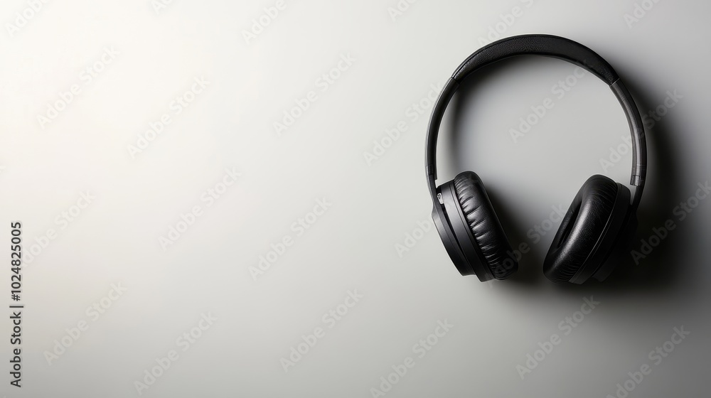Minimalist Headphone Monochrome Photography Minimalist Headphone Monochrome Photography