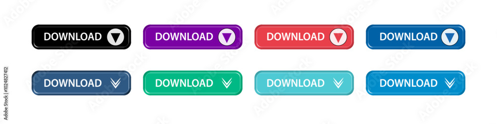 download button as vector element graphic of website or application illustration isolated on white background. set of downloads buttons for app and web graphics design download button as vector element graphic of website or application illustration isolated on white background. set of downloads buttons for app and web graphics design