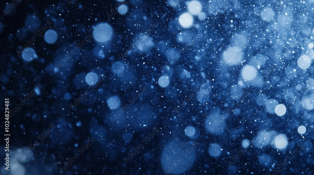 A soft-focus image of snowflakes falling in a night sky, illuminated by blue and white light. The dreamy bokeh effect creates a magical, wintery atmosphere, with a peaceful, serene mood.
A soft-focus image of snowflakes falling in a night sky, illuminated by blue and white light. The dreamy bokeh effect creates a magical, wintery atmosphere, with a peaceful, serene mood.
