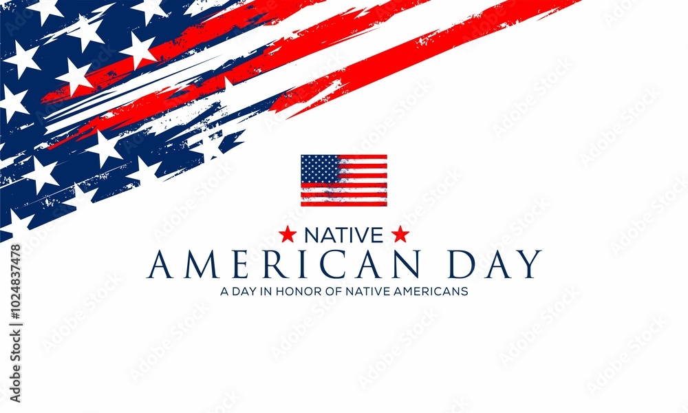 Native American Day . It's a day in honor of Native Americans. Poster, card, banner design. Native American Day . It's a day in honor of Native Americans. Poster, card, banner design.