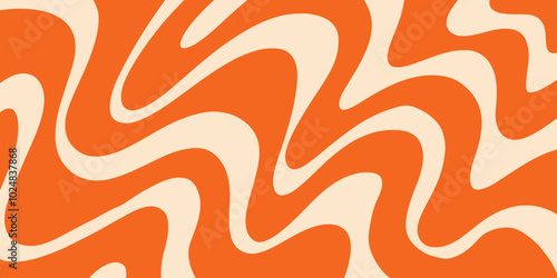 Psychedelic trippy y2k retro background vector design. Groovy abstract hippie pattern. Cool geometric wave texture.