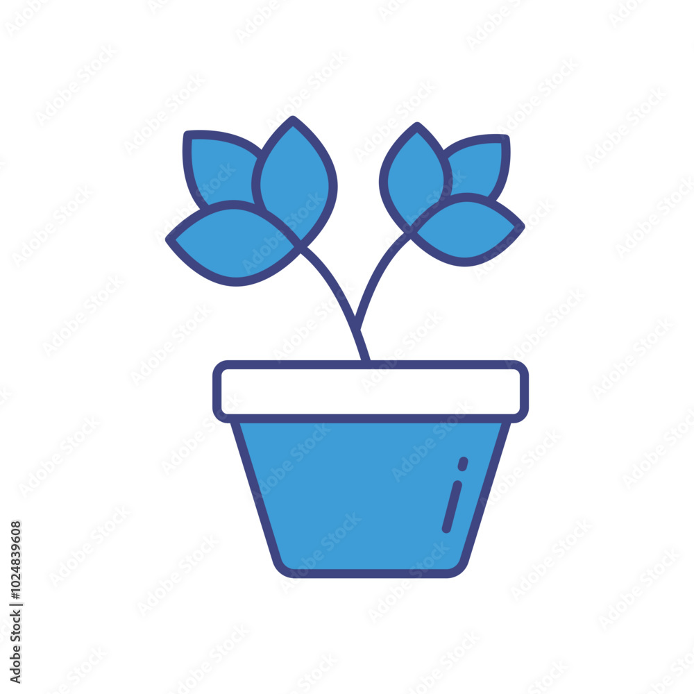 Potted Plant vector icons stock illustration Potted Plant vector icons stock illustration