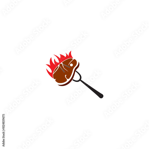 GRILLED STEAK ICON 