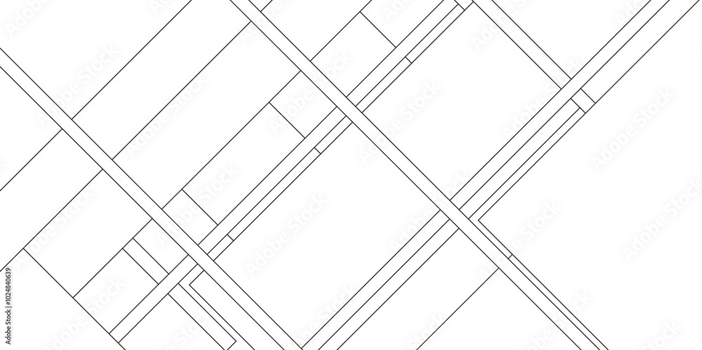 Geometric pattern of civil engineering design background, Design random lines black on white background with geometric pattern, Pattern of Simple geometric design vector background. Geometric pattern of civil engineering design background, Design random lines black on white background with geometric pattern, Pattern of Simple geometric design vector background.
