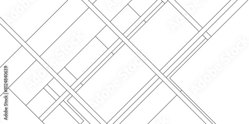 Geometric pattern of civil engineering design background, Design random lines black on white background with geometric pattern, Pattern of Simple geometric design vector background.
