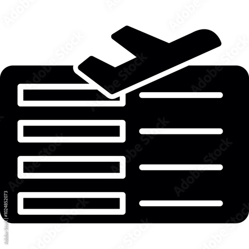 Departure Board Icon