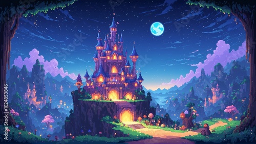 landscape with castle