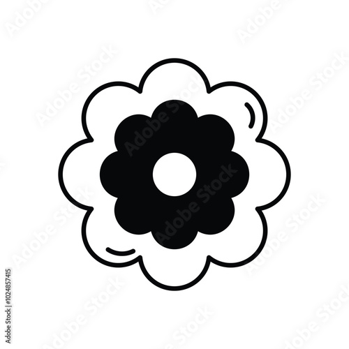 Peony vector icons stock illustration