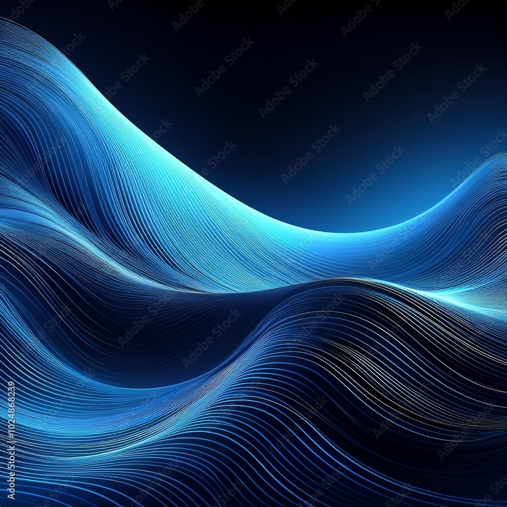 abstract wave lines flowing smooth curve blue abstract wave lines flowing smooth curve blue