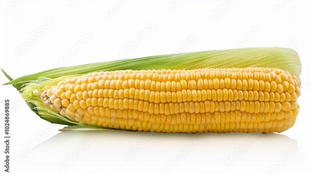 ripe corn cob isolated on transparent background ripe corn cob isolated on transparent background