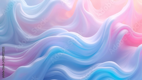 Abstract blue waves background