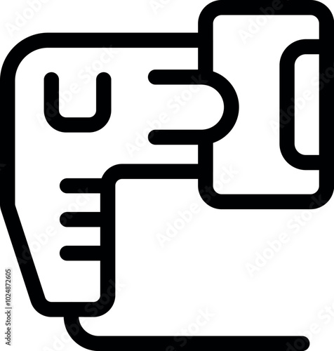 This icon represents an electric hand massager, a device used for relieving hand pain and promoting relaxation