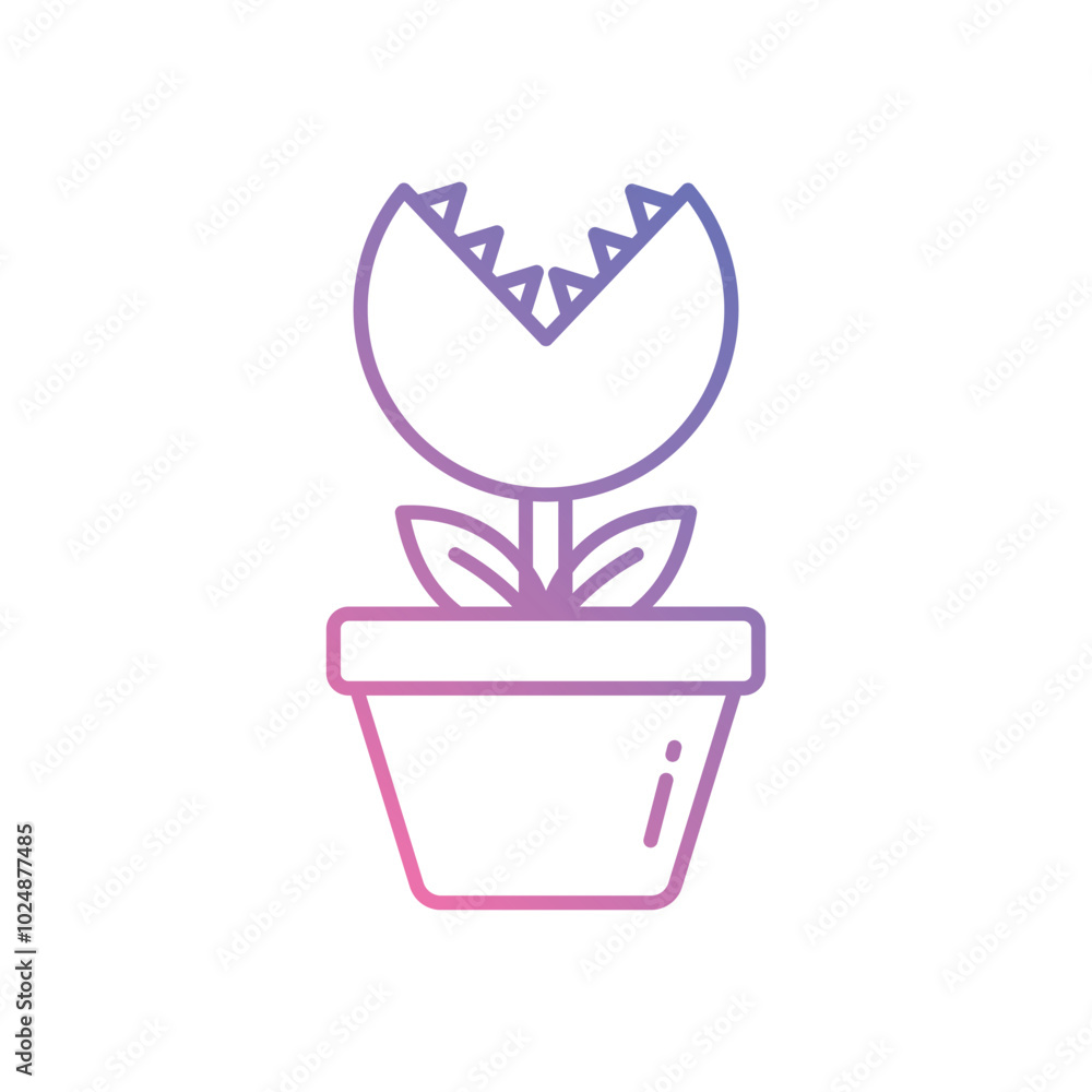Carnivorous Plant vector icons stock illustration Carnivorous Plant vector icons stock illustration
